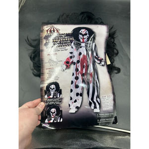 Bleeding Killer Clown Child Costume M 8/10